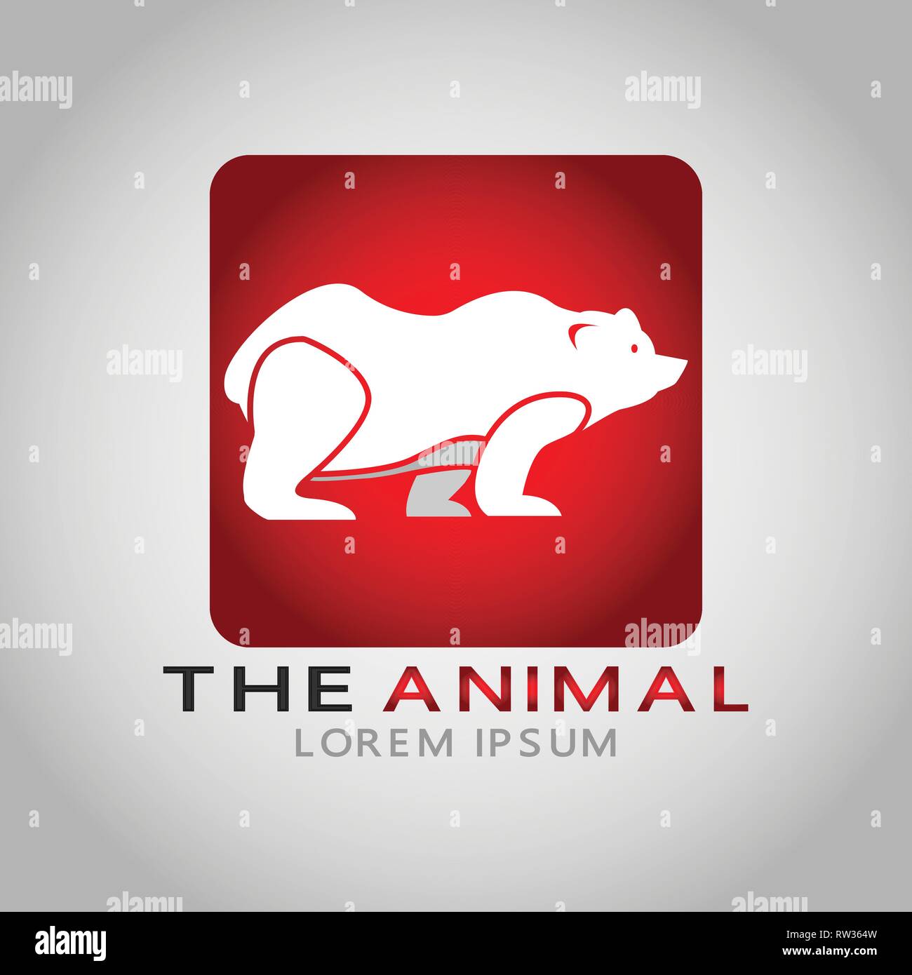 Ce logo a un animal libre. Ce logo est bon pour une utilisation par des entreprises ou des entreprises en lien avec les jouets des enfants. Illustration de Vecteur