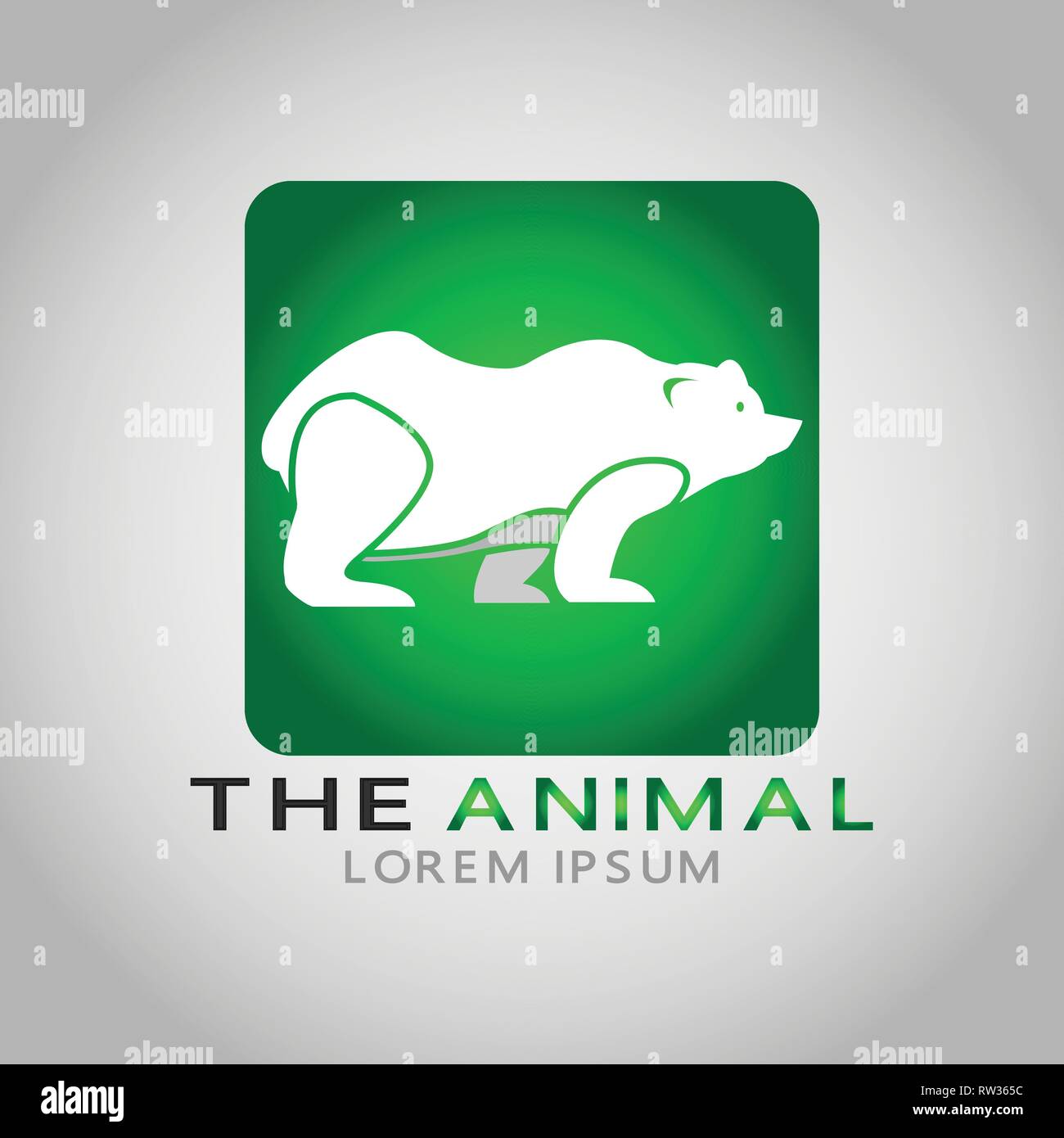 Ce logo a un animal libre. Ce logo est bon pour une utilisation par des entreprises ou des entreprises en lien avec les jouets des enfants. Illustration de Vecteur