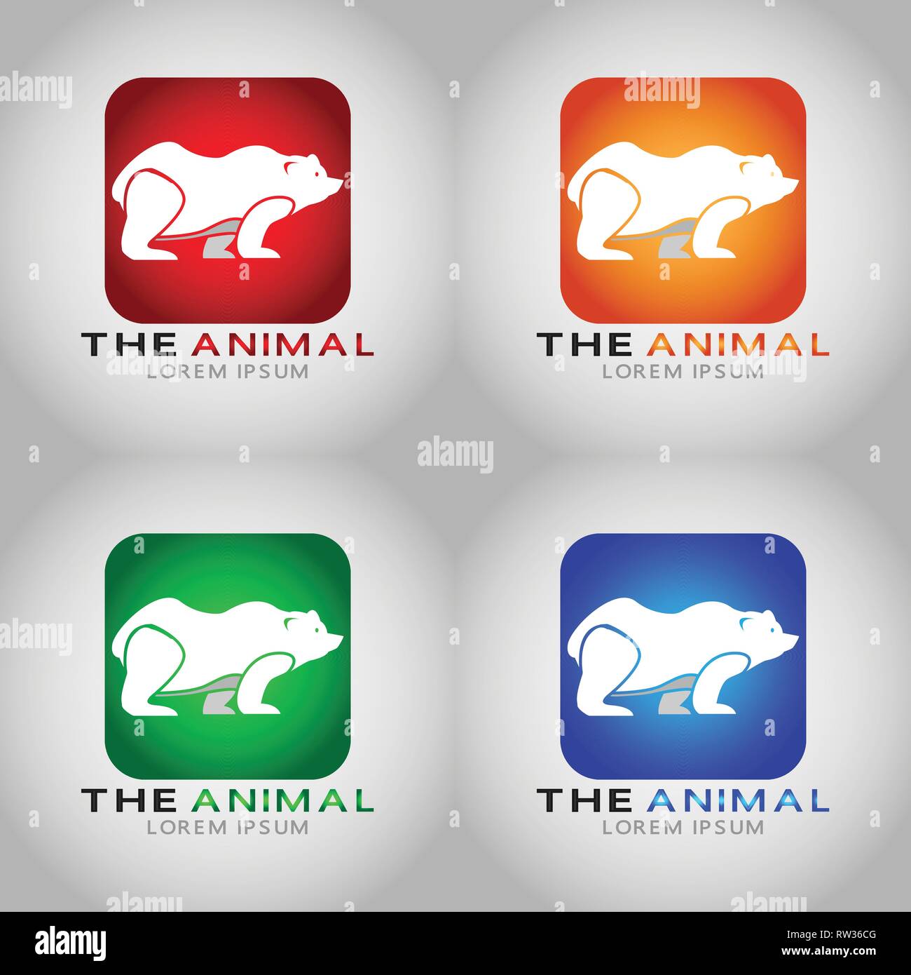 Ce logo a un animal libre. Ce logo est bon pour une utilisation par des entreprises ou des entreprises en lien avec les jouets des enfants. Illustration de Vecteur