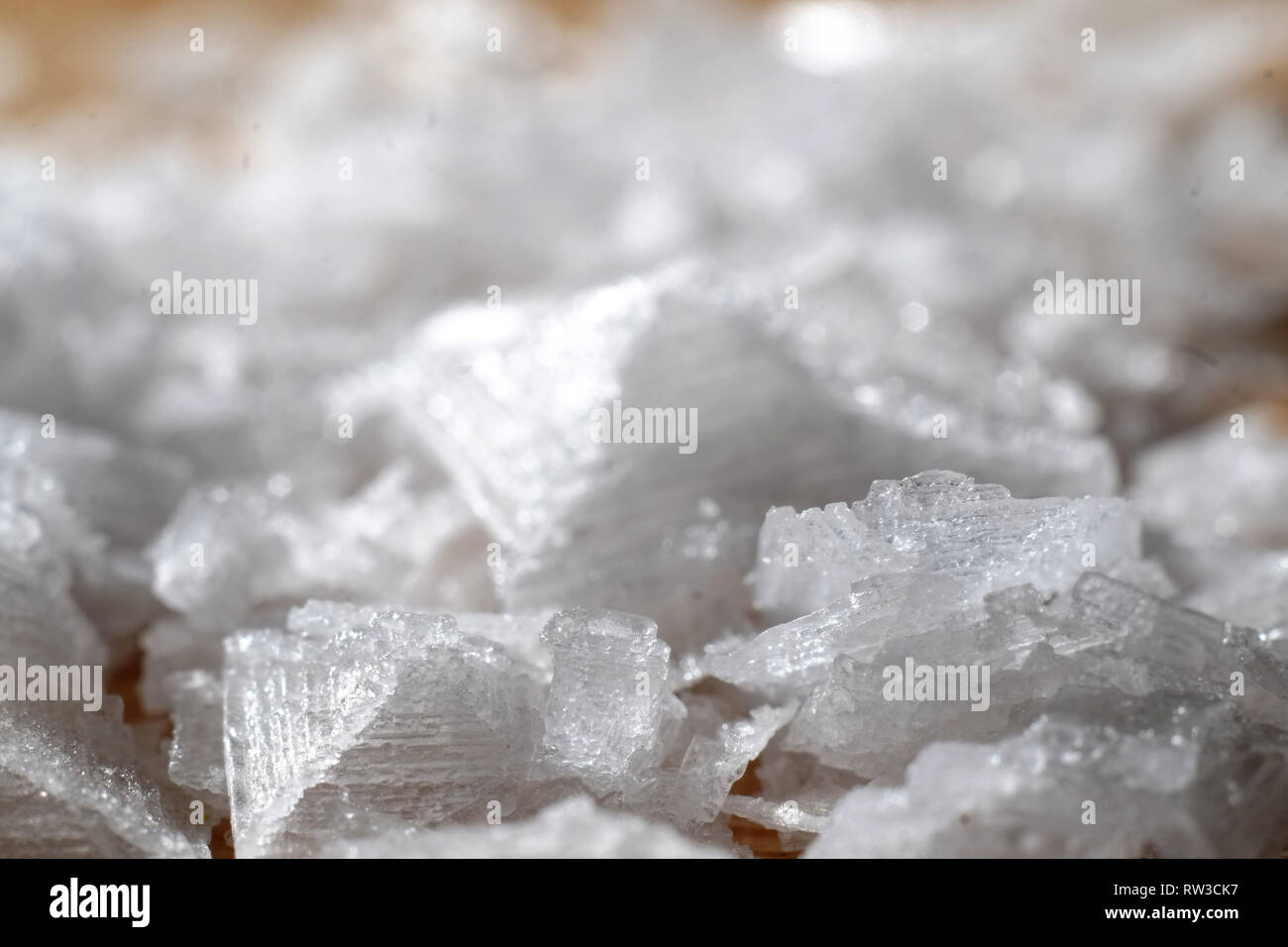 Les cristaux de sel de mer, Close up. Banque D'Images