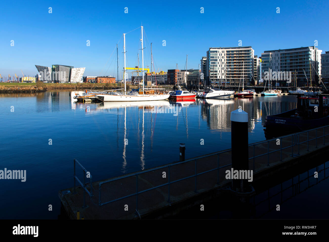Titanic Quarter, Belfast Banque D'Images