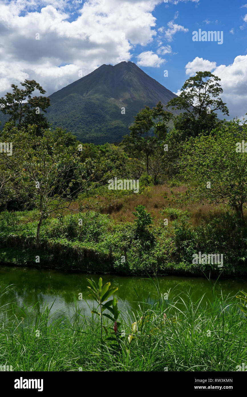 Parc National du Volcan Arenal, la Fortuna, Costa Rica, Amérique Centrale Banque D'Images