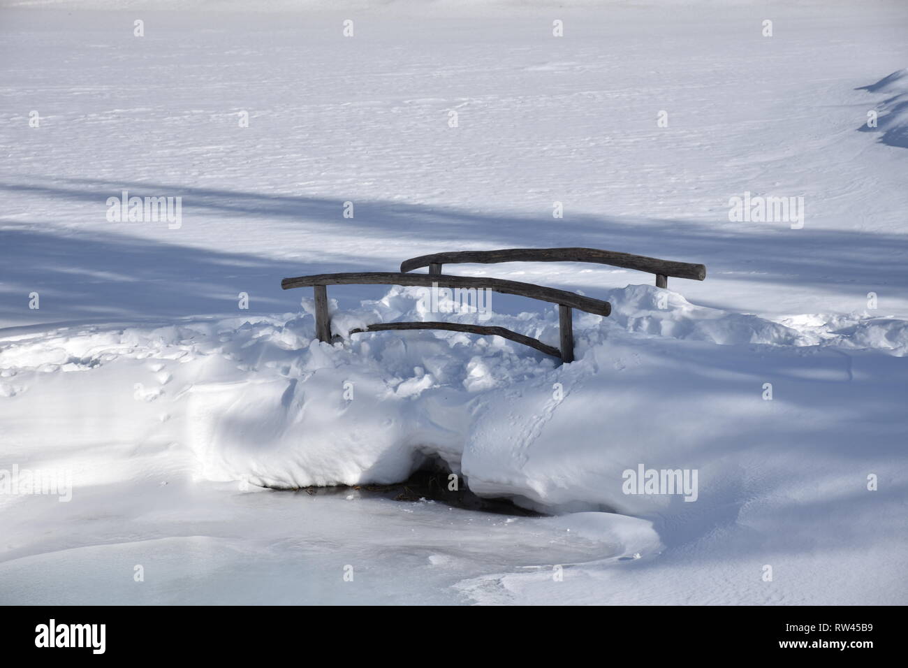 Italien, Dolomiten, Drei Zinnen, Monte Piano, Zinnen, hiver, Fels, EIS, Schnee, voir, Monte Cristallo, Cima Cadin di San Lucano, 3, 3 Cime Cime di Lav Banque D'Images