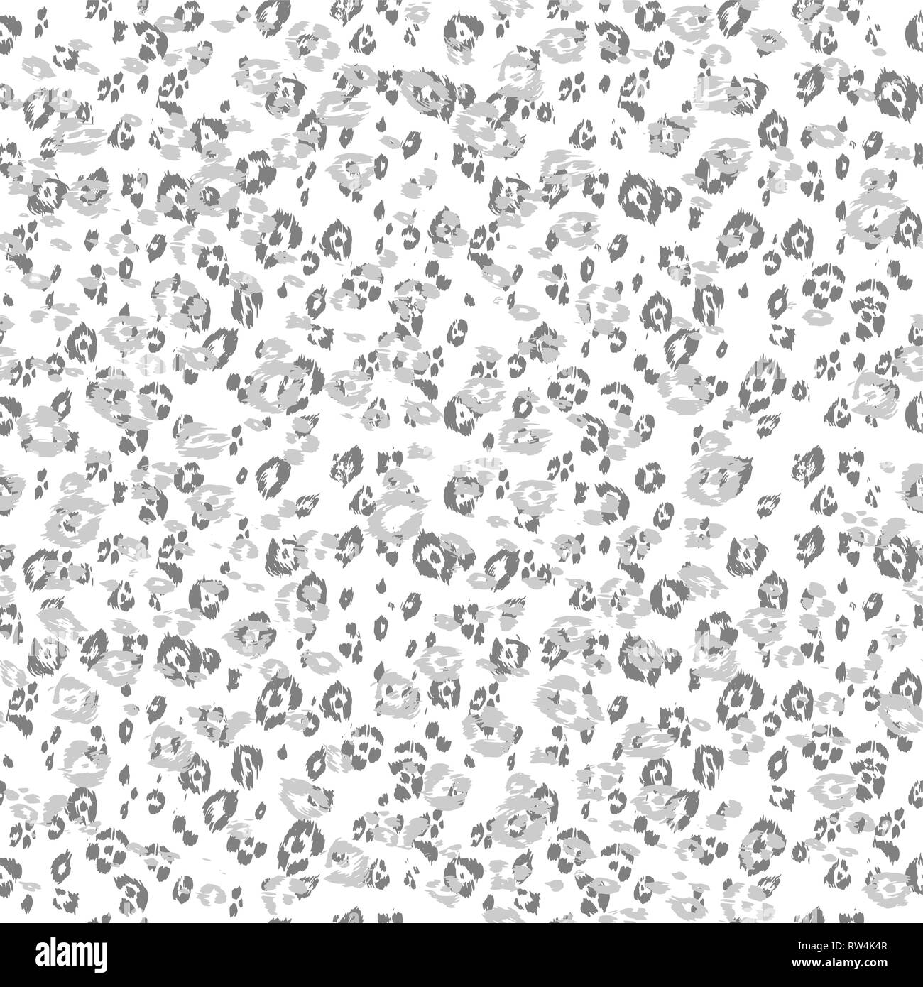 Résumé motif texturé monochrome. Gray la peau d'animaux. Leopard print transparente. Illustration de Vecteur