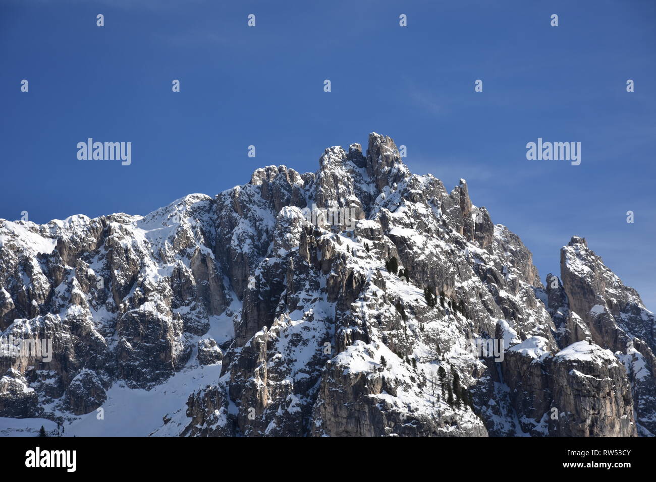 Italien, Dolomiten, Drei Zinnen, Monte Piano, Zinnen, hiver, Fels, EIS, Schnee, voir, Monte Cristallo, Cima Cadin di San Lucano, 3, 3 Cime Cime di Lav Banque D'Images