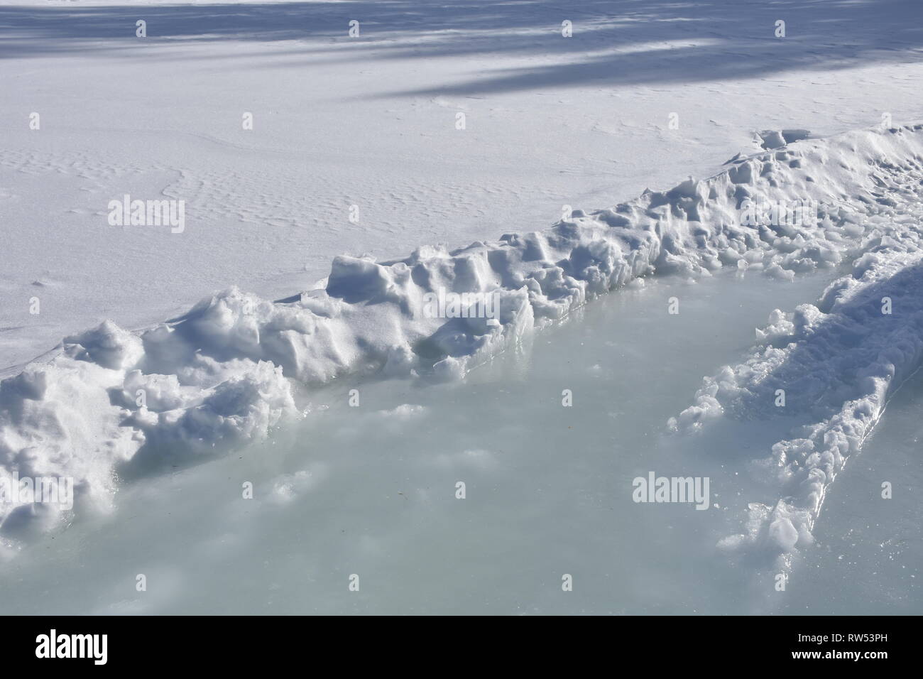 Italien, Dolomiten, Drei Zinnen, Monte Piano, Zinnen, hiver, Fels, EIS, Schnee, voir, Monte Cristallo, Cima Cadin di San Lucano, 3, 3 Cime Cime di Lav Banque D'Images