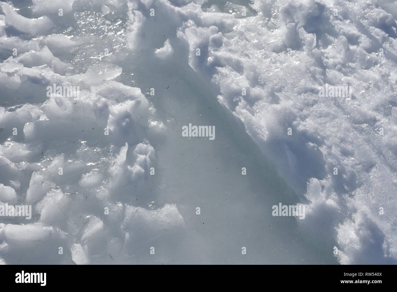 Italien, Dolomiten, Drei Zinnen, Monte Piano, Zinnen, hiver, Fels, EIS, Schnee, voir, Monte Cristallo, Cima Cadin di San Lucano, 3, 3 Cime Cime di Lav Banque D'Images