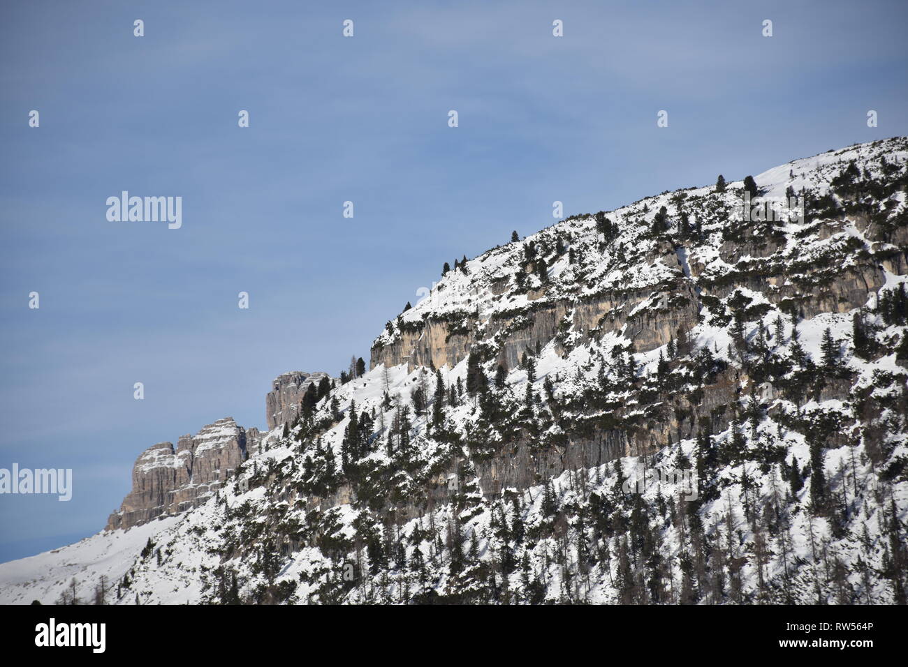 Italien, Dolomiten, Drei Zinnen, Monte Piano, Zinnen, hiver, Fels, EIS, Schnee, voir, Monte Cristallo, Cima Cadin di San Lucano, 3, 3 Cime Cime di Lav Banque D'Images