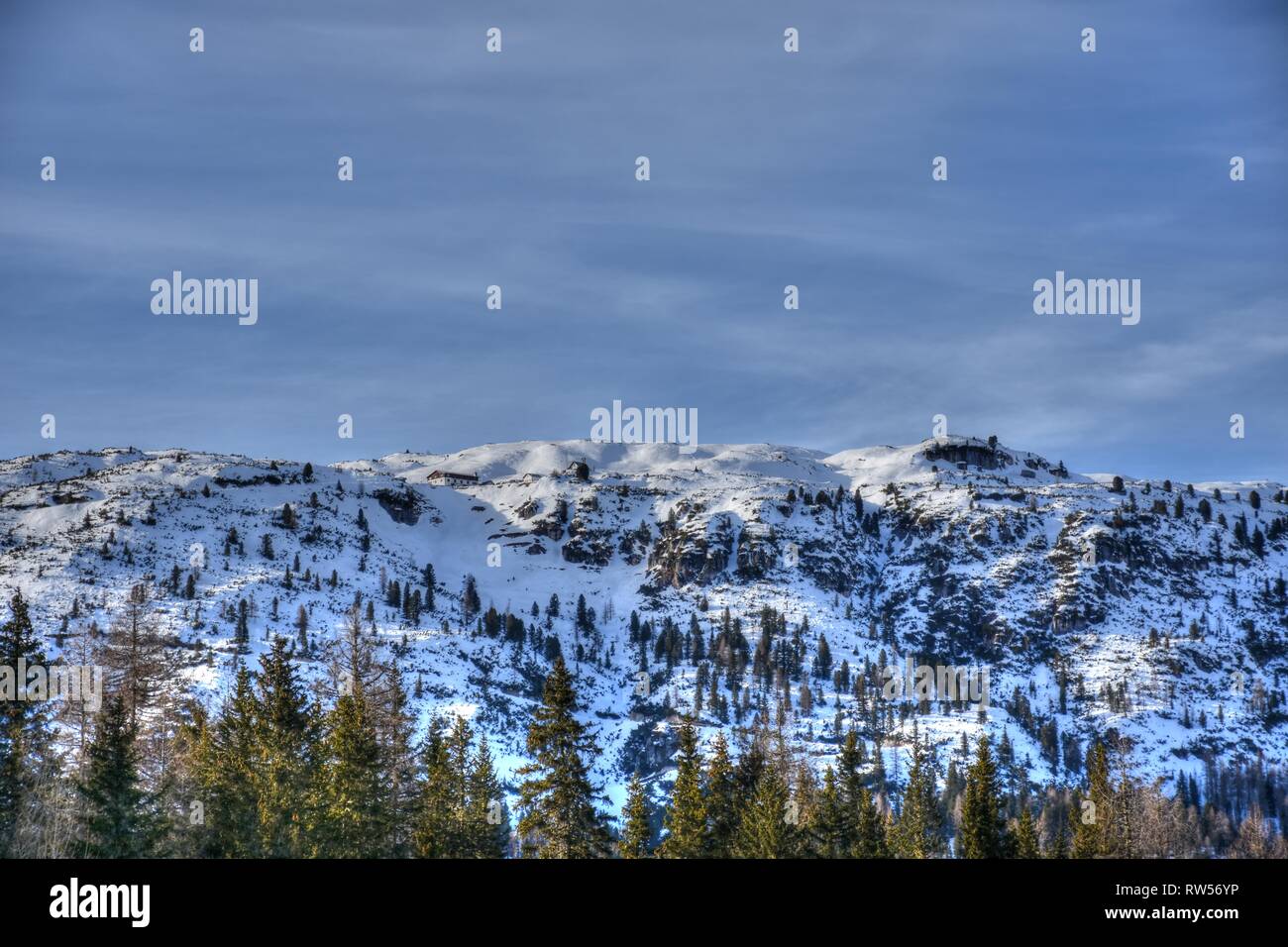 Italien, Dolomiten, Drei Zinnen, Monte Piano, Zinnen, hiver, Fels, EIS, Schnee, voir, Monte Cristallo, Cima Cadin di San Lucano, 3, 3 Cime Cime di Lav Banque D'Images