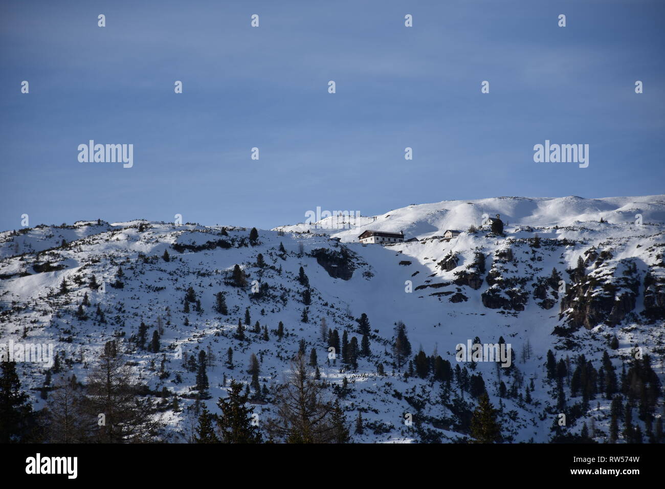 Italien, Dolomiten, Drei Zinnen, Monte Piano, Zinnen, hiver, Fels, EIS, Schnee, voir, Monte Cristallo, Cima Cadin di San Lucano, 3, 3 Cime Cime di Lav Banque D'Images