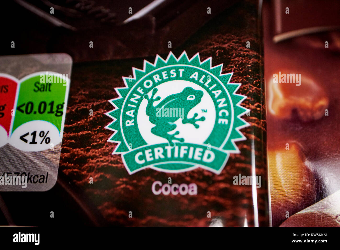 Cacao certifié rainforest alliance Banque de photographies et d'images à  haute résolution - Alamy