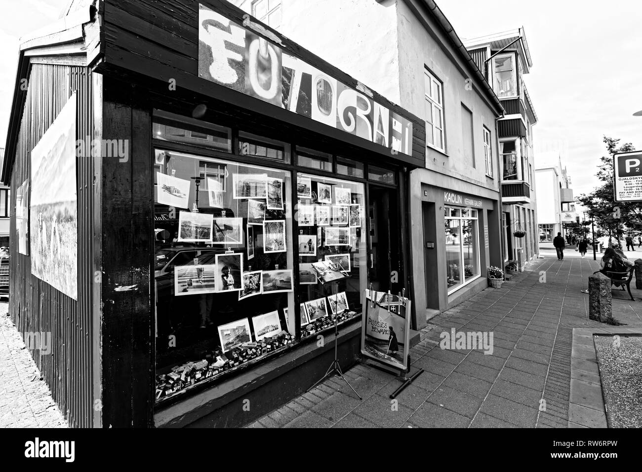 Reykjavik en Islande Banque D'Images