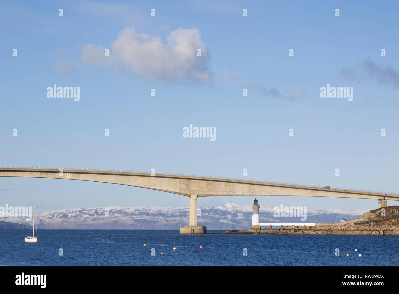 Pont vers l'île de Skye, Ecosse Highland Banque D'Images