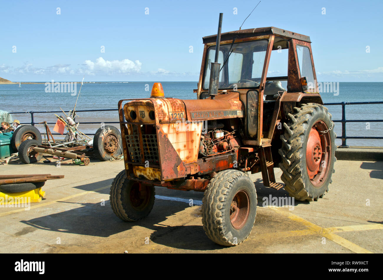 Rusty tracteur David Brown Banque D'Images