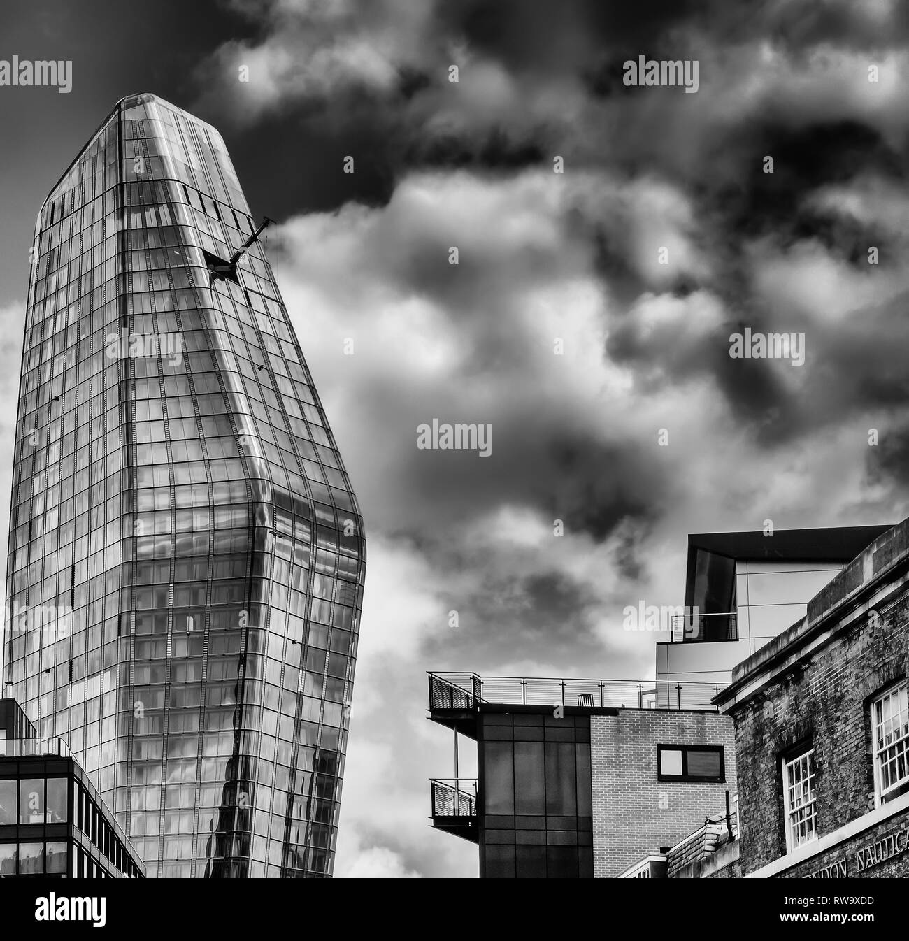 Londres, Royaume-Uni, 2018 août, One Blackfriars Building ou vue sur la vase depuis Stamford Street, Angleterre Banque D'Images