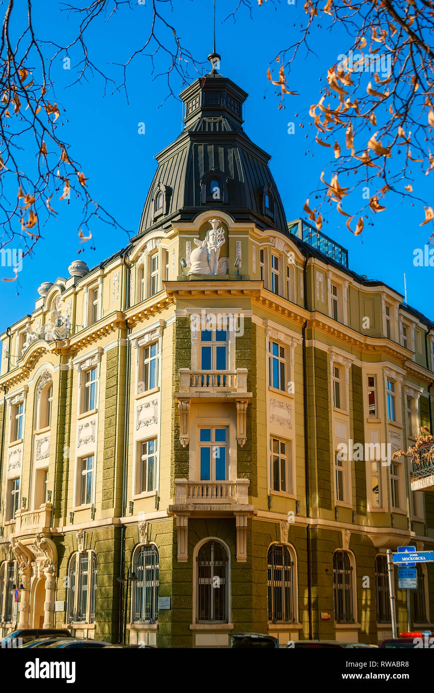 De l'architecture du début du 20e siècle;Sofia, Bulgarie ; Banque D'Images