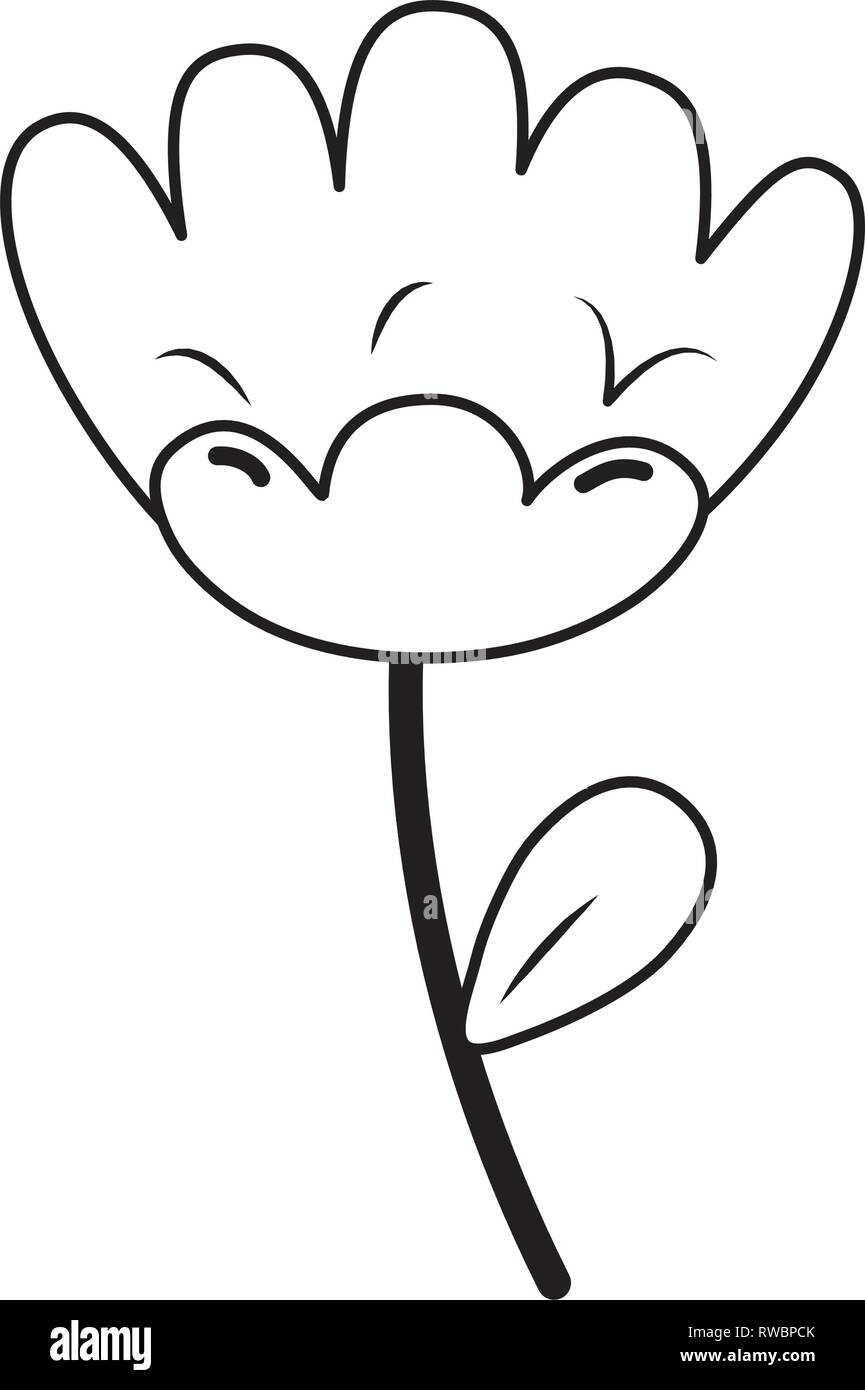 Belle décoration fleur rose Illustration de Vecteur