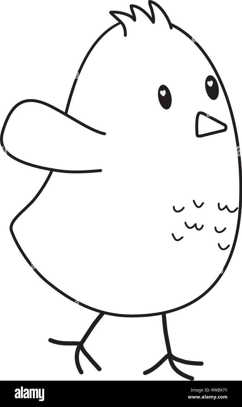 Peu de caractère pâques poussin Illustration de Vecteur Peu de caractère pâques poussin Illustration de Vecteur