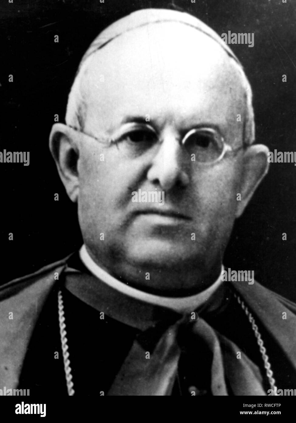 Copello, Santiago Luis, 7.1.1880 - 9.2.1967, prêtre de l'Argentine, l'archevêque, portrait, 1963 Additional-Rights Clearance-Info,--Not-Available Banque D'Images