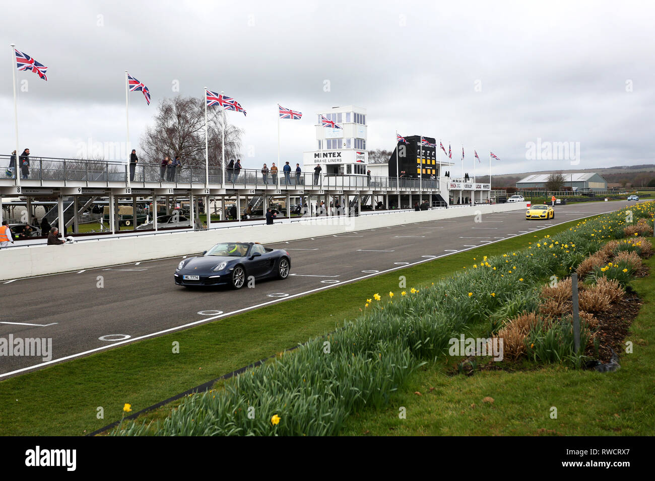 Vues générales du Goodwood Motor Racetrack dans Chichester, West Sussex, UK. Banque D'Images