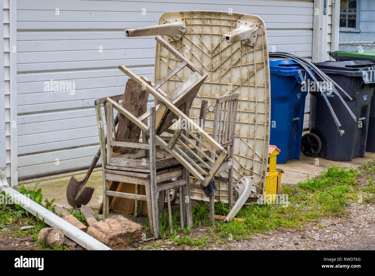 En dehors de la corbeille Banque D'Images