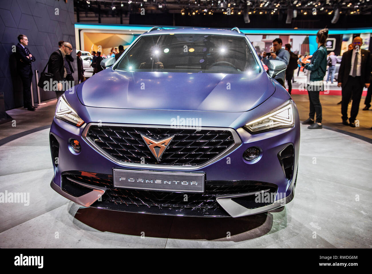 Cupra Concept car hybride Formentor a été présenté à la 2019 International de l'Automobile de Genève le Mardi, Mars 5th, 2019. (CTK Photo/Rene Fluger) Banque D'Images