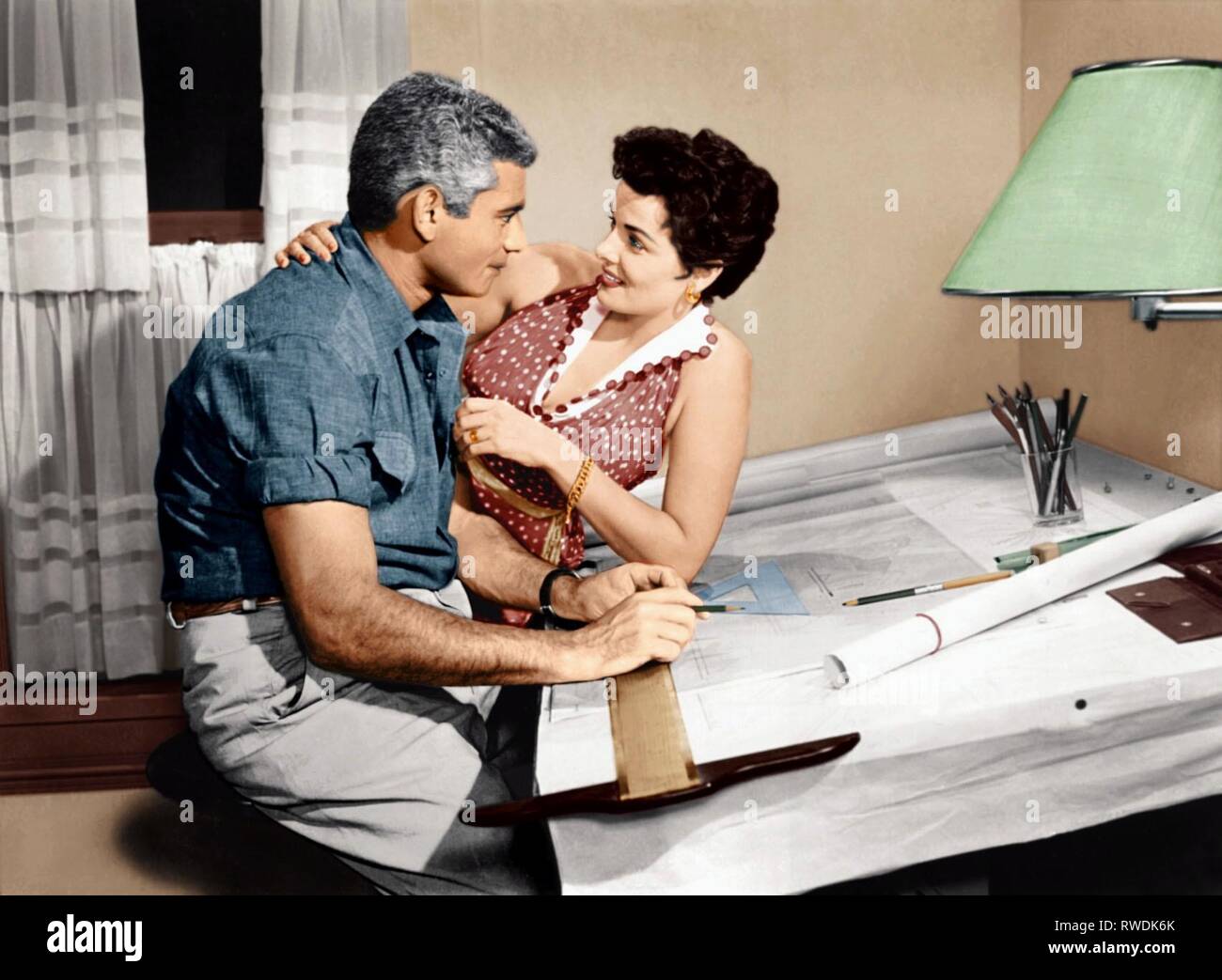 CHANDLER,RUSSELL, FOXFIRE, 1955 Banque D'Images