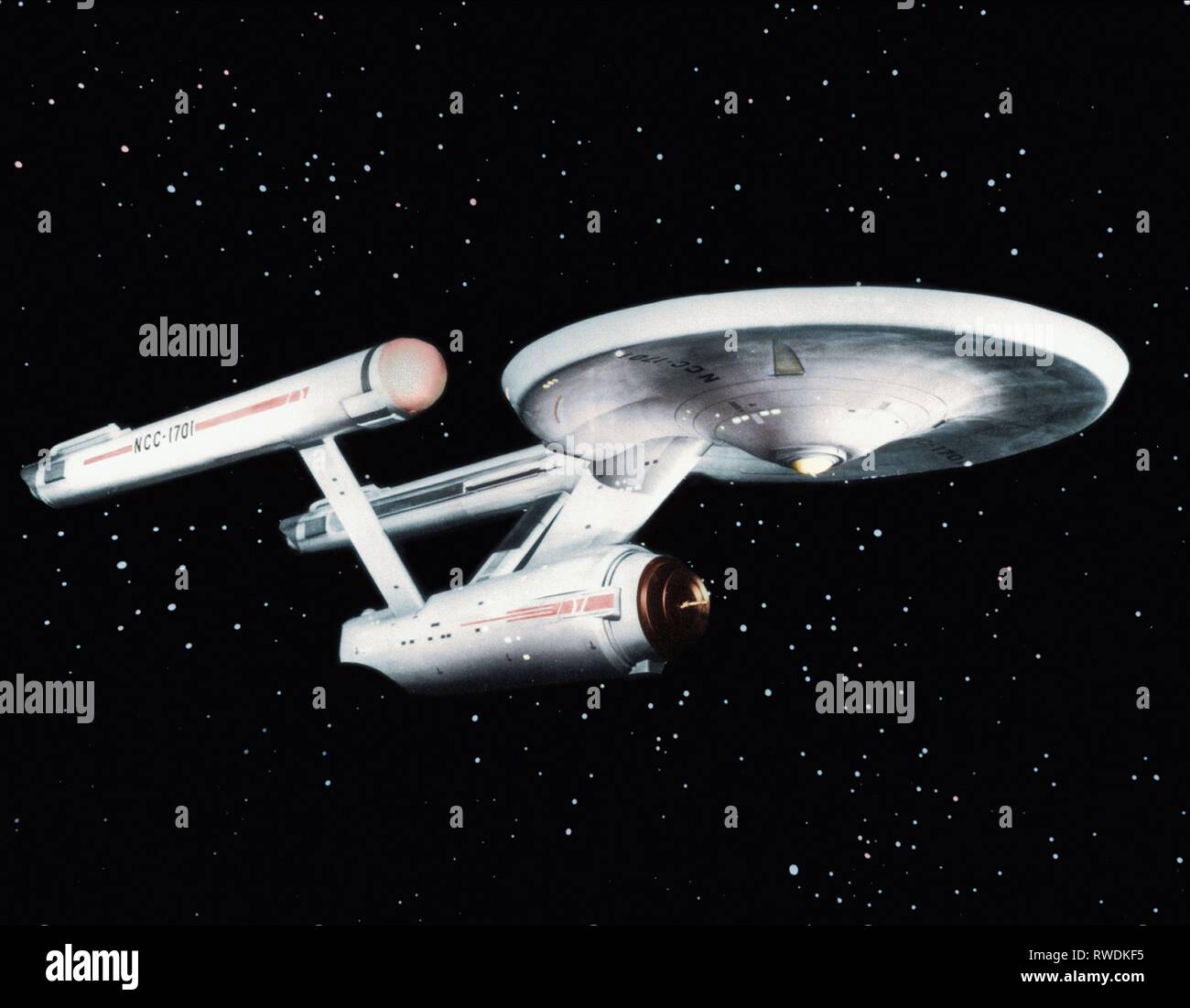 USS Enterprise NCC-1701, STAR TREK, 1966 Banque D'Images