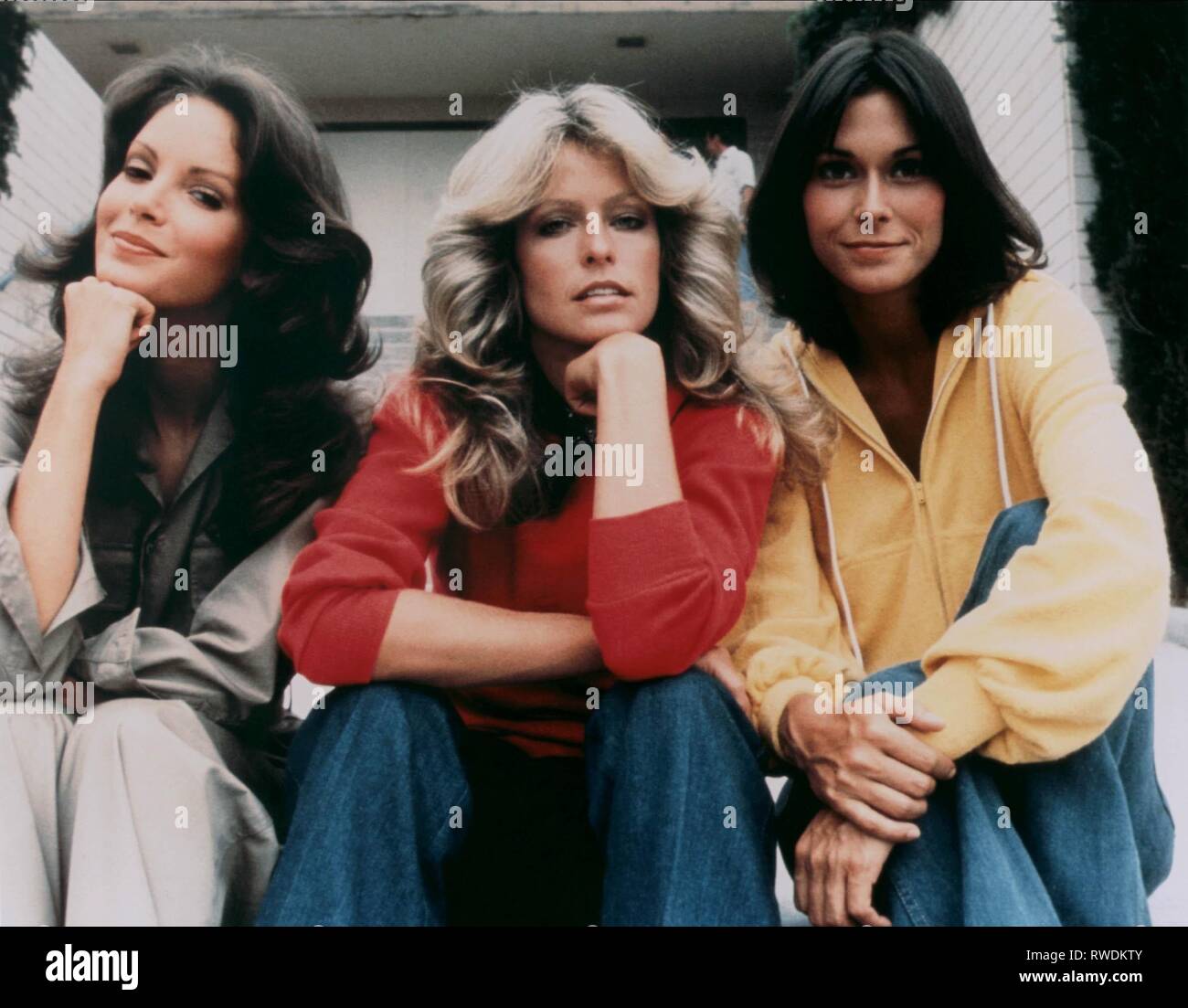 SMITH,FAWCETT, JACKSON, Charlie's Angels, 1976 Banque D'Images