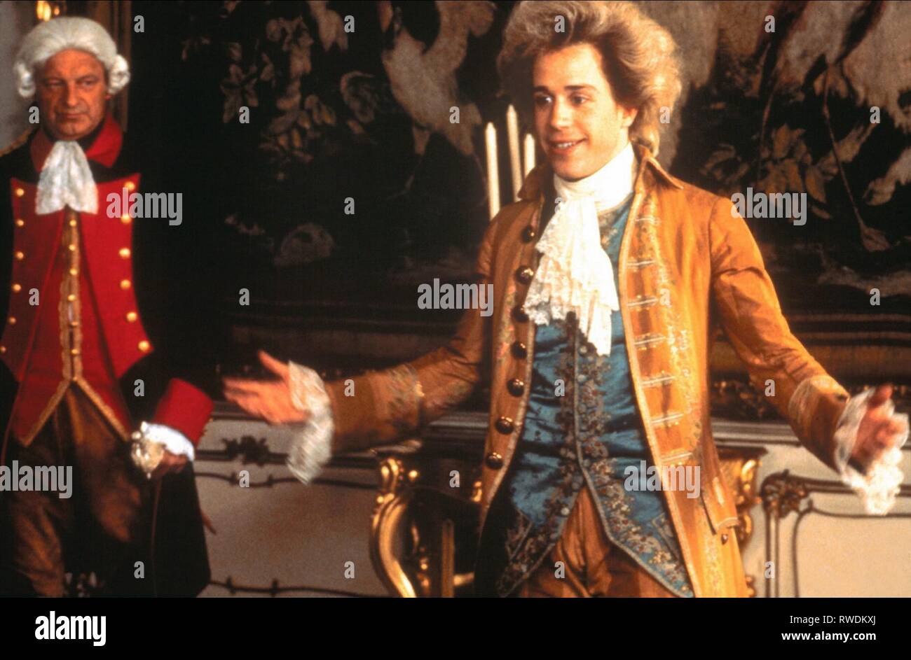 TOM HULCE, AMADEUS, 1984 Banque D'Images