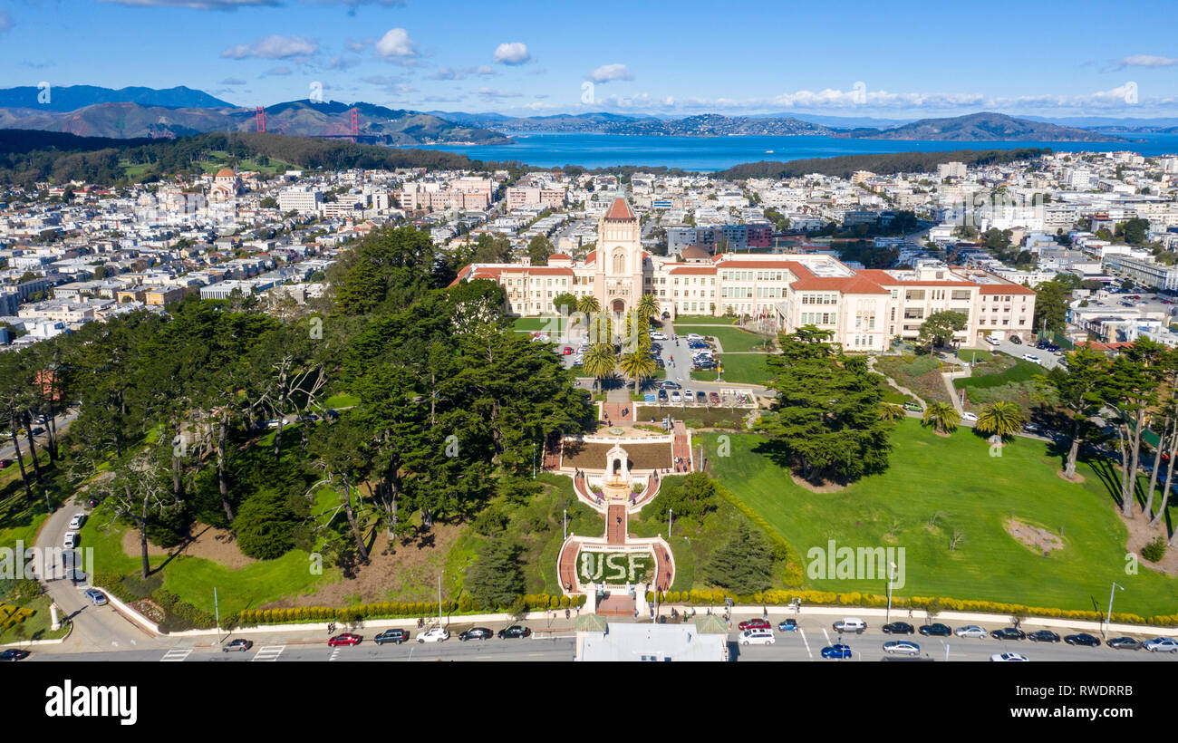 Lone Mountain, Université de San Francisco, Californie, USA Banque D'Images
