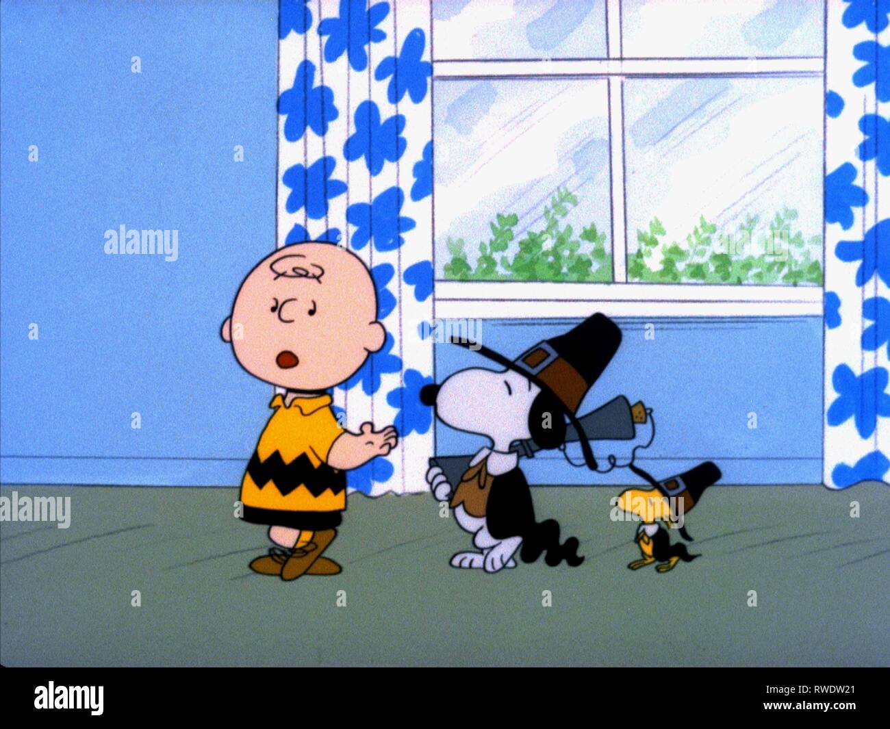 SNOOPY,BRUN,WOODSTOCK, A CHARLIE BROWN THANKSGIVING, 1973 Banque D'Images