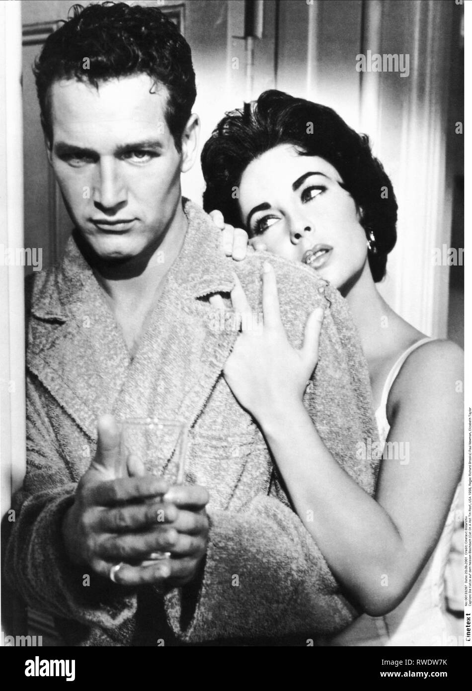 NEWMAN,TAYLOR, Cat On A Hot Tin Roof, 1958 Banque D'Images