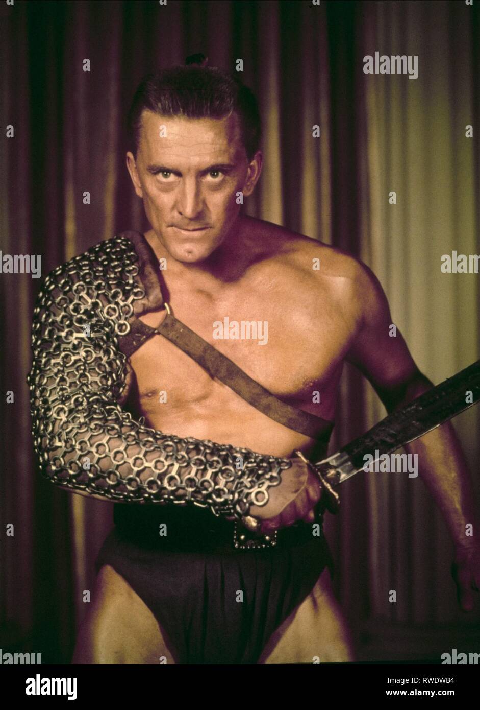 KIRK DOUGLAS, Spartacus, 1960 Banque D'Images
