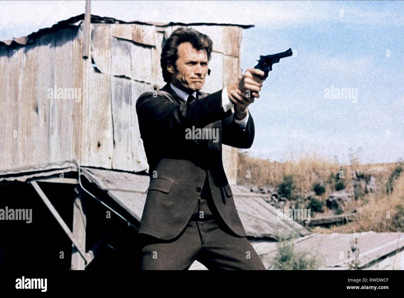 CLINT EASTWOOD, l'inspecteur Harry, 1971 Banque D'Images
