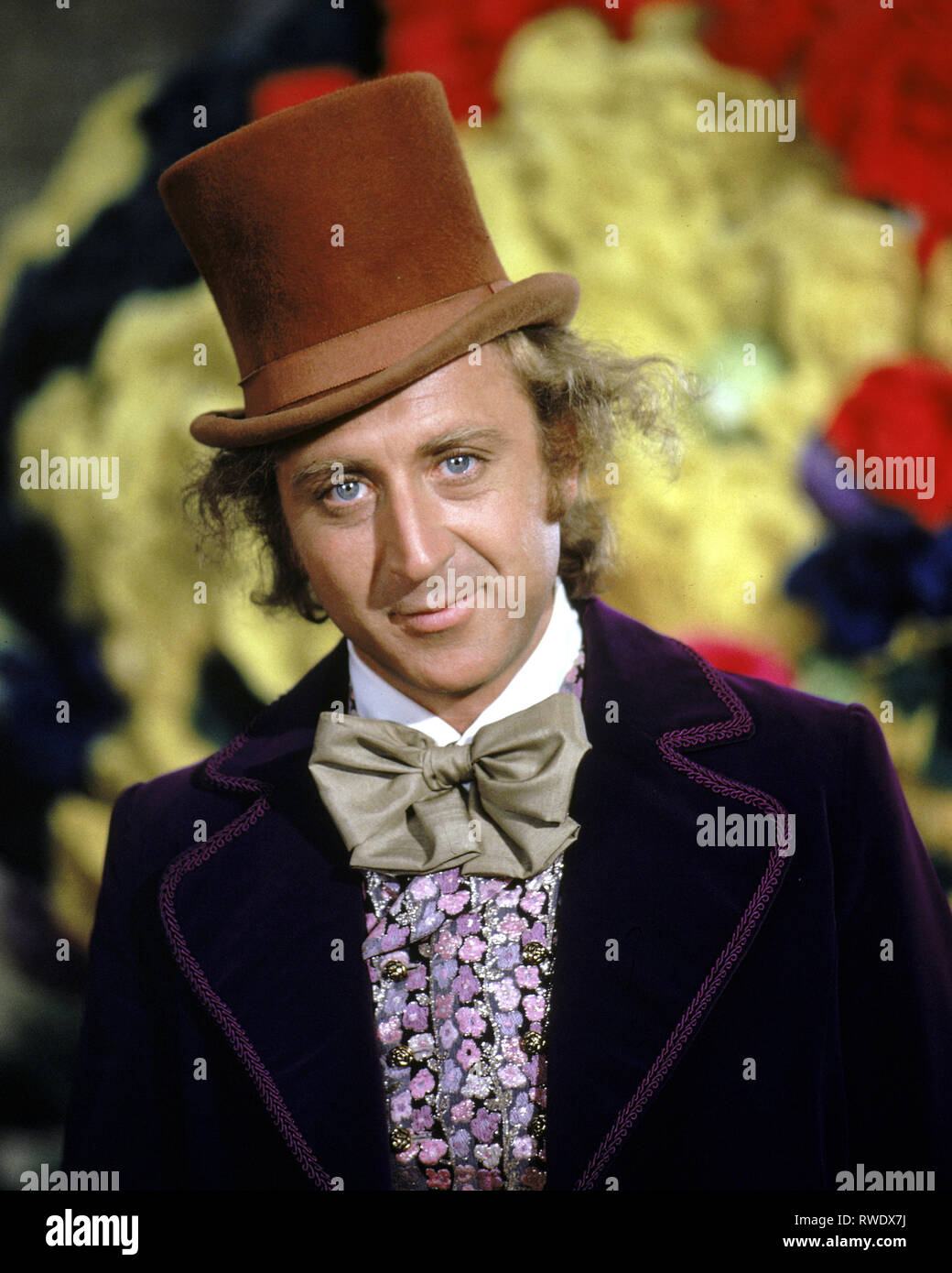 GENE WILDER, WILLY WONKA et la chocolaterie, 1971 Banque D'Images