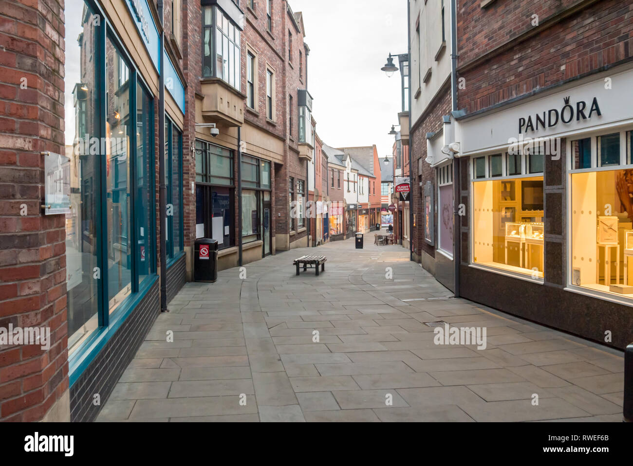 High Street, Durham Banque D'Images