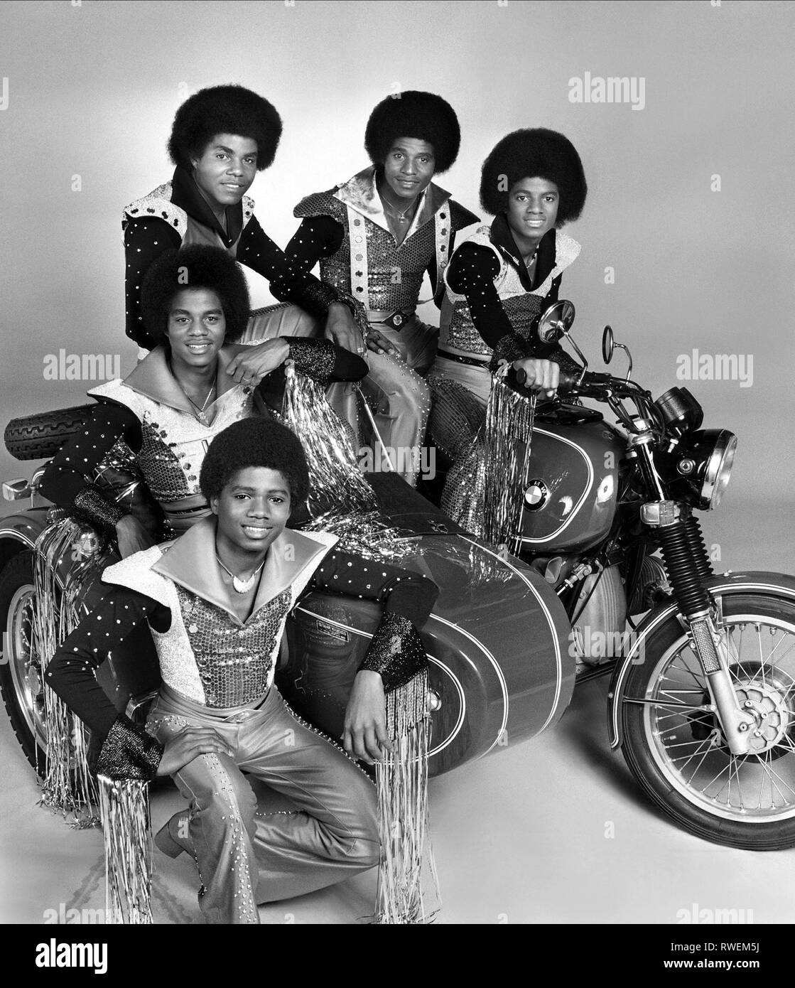 JACKSON,JACKSON,JACKSON,JACKSON,JACKSON, les Jackson, 1977 Banque D'Images