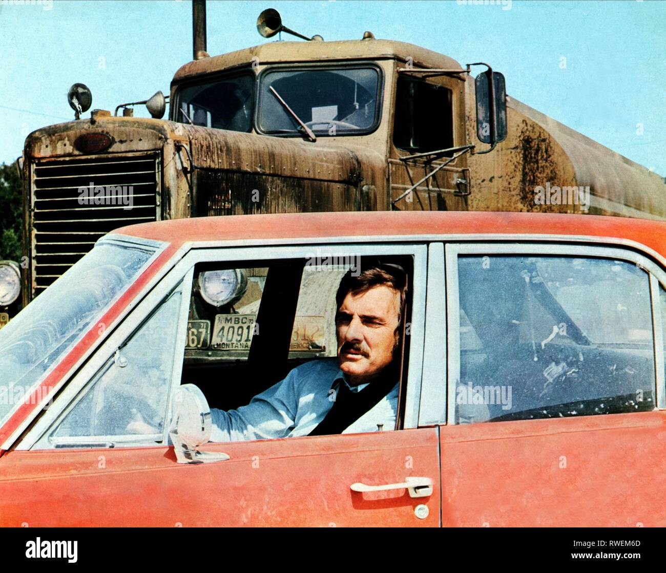 DENNIS WEAVER, Duel, 1971 Banque D'Images