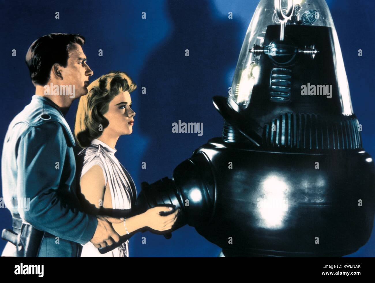 NIELSEN, Francis, robot, Planète interdite, 1956 Banque D'Images