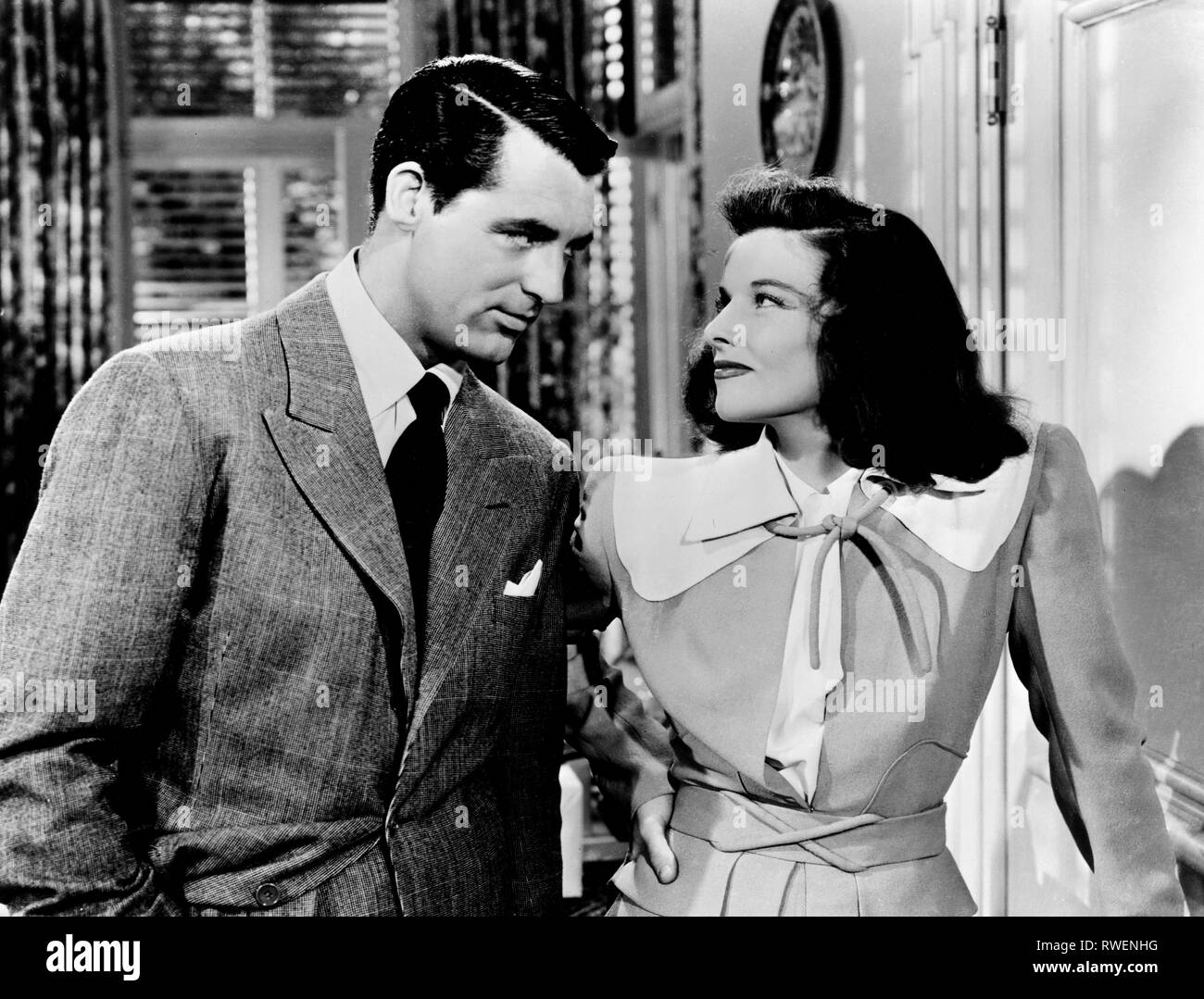 GRANT, Hepburn, The Philadelphia Story, 1940 Banque D'Images
