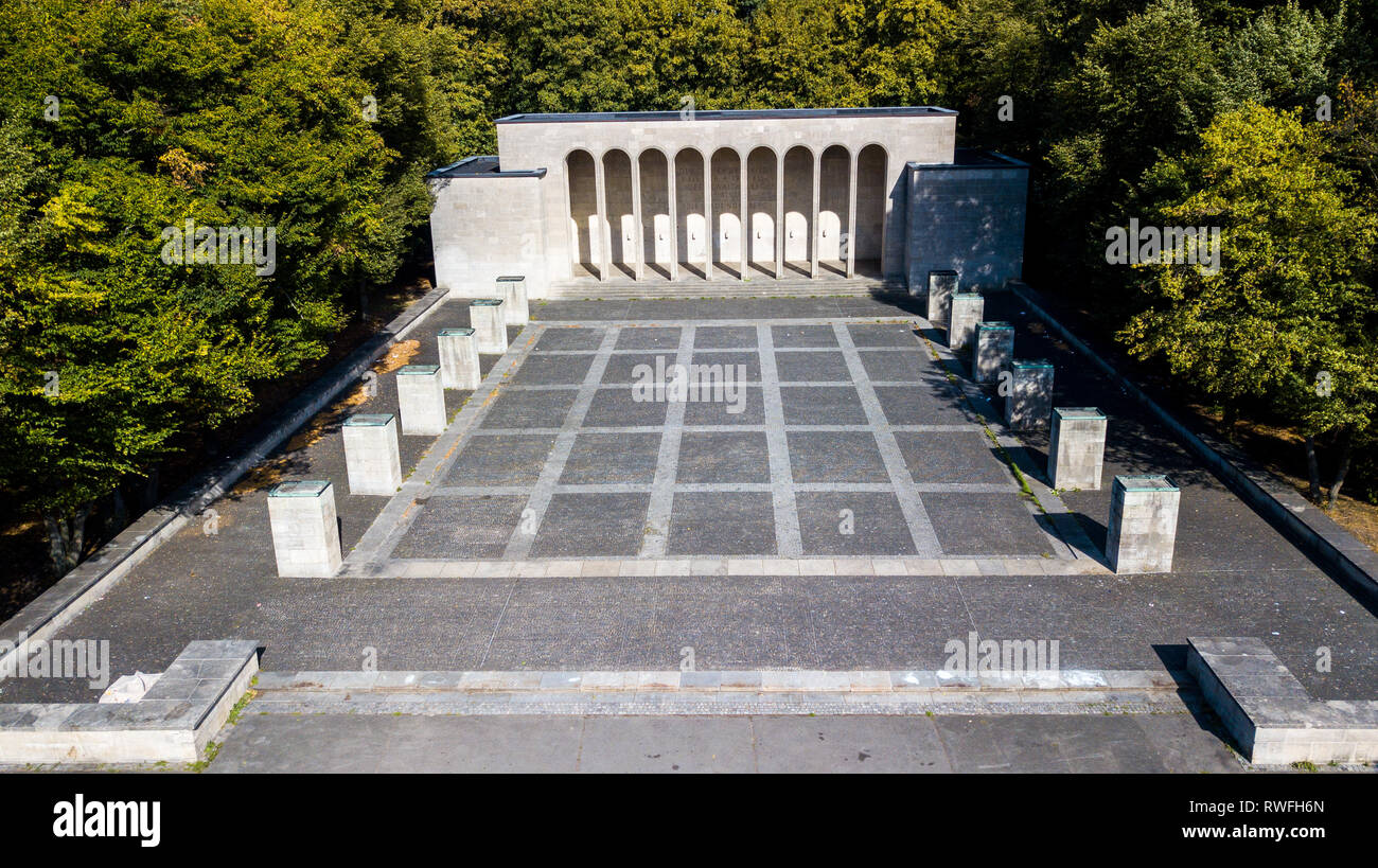 Ehrenhalle ou hall d'honneur, parti Nazi rally, Nuremberg, Allemagne Banque D'Images