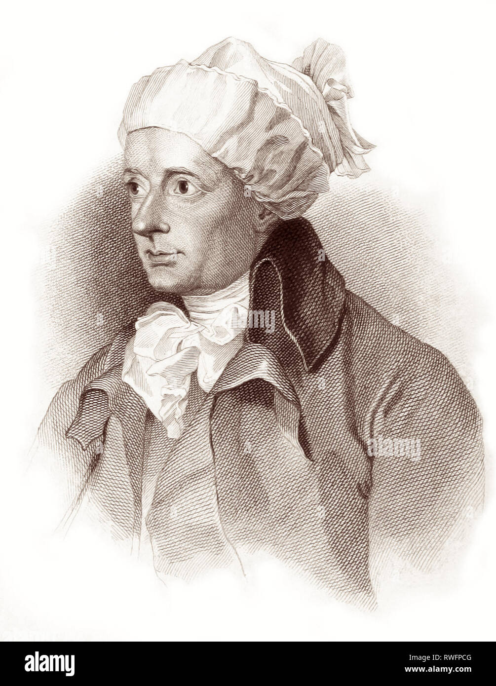 William Cowper (1731-1800) était un écrivain de l'hymne et l'un des poètes les plus populaires de son temps. Banque D'Images