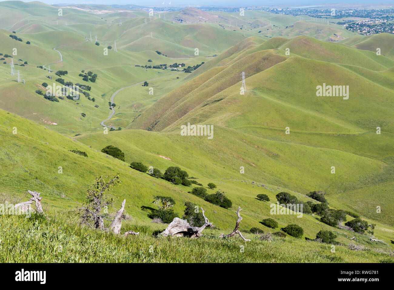 Black Diamond Mine, East Bay, parcs régionaux, en Californie Banque D'Images