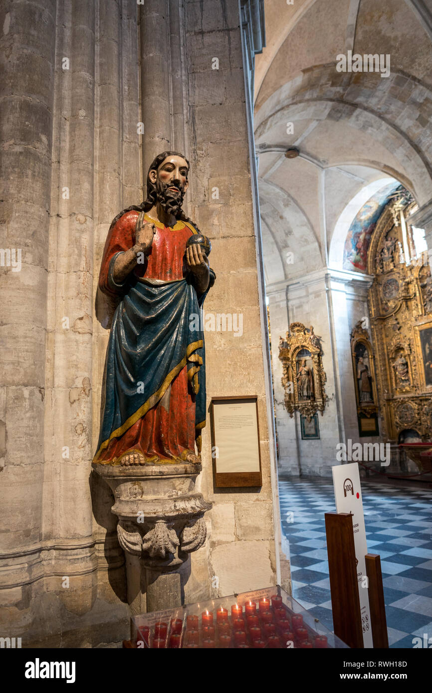 La cathédrale de San Salvador à Oviedo, Asturias, Espagne Banque D'Images