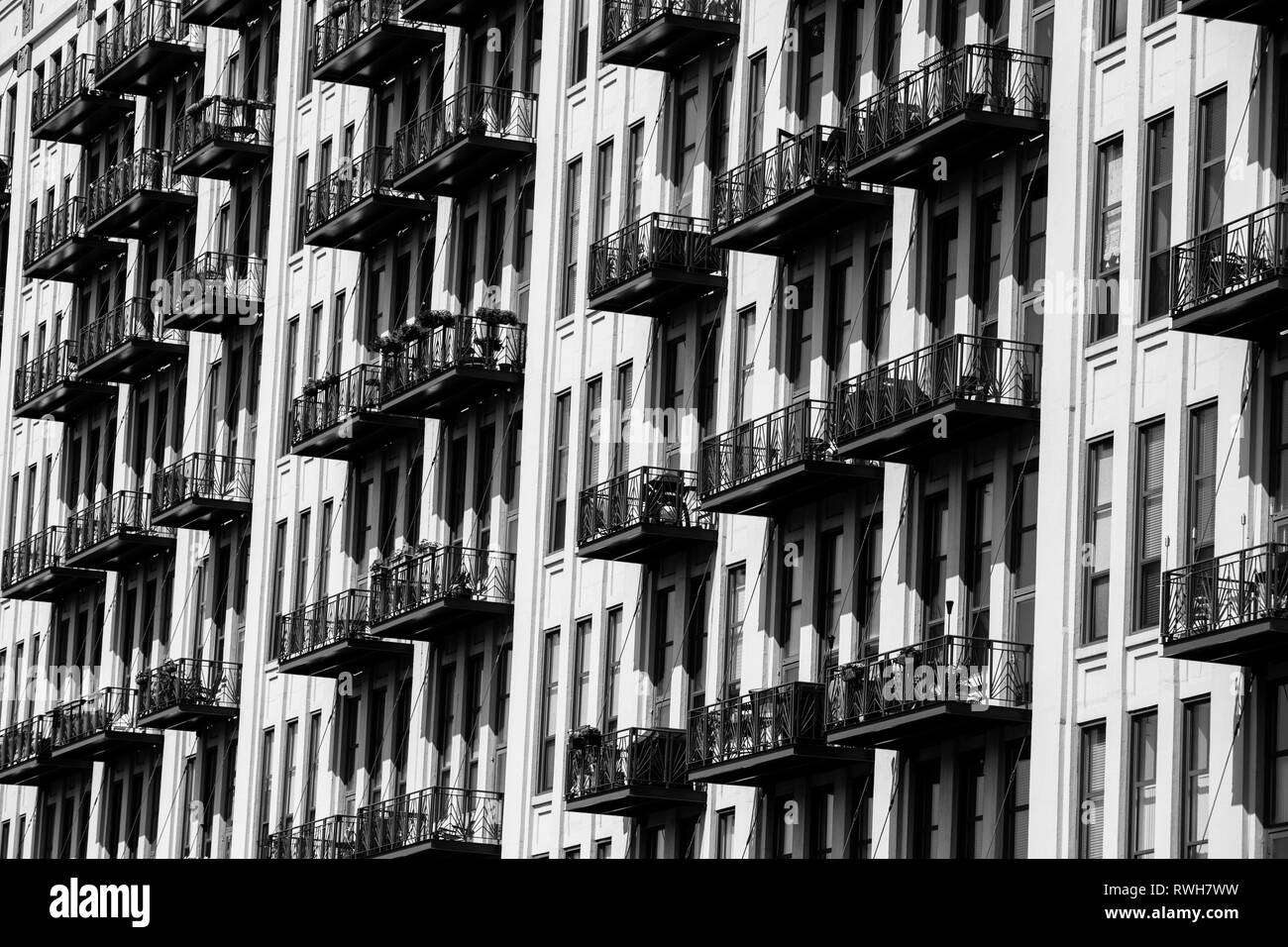 Architecture Bâtiment Chicago Banque D'Images