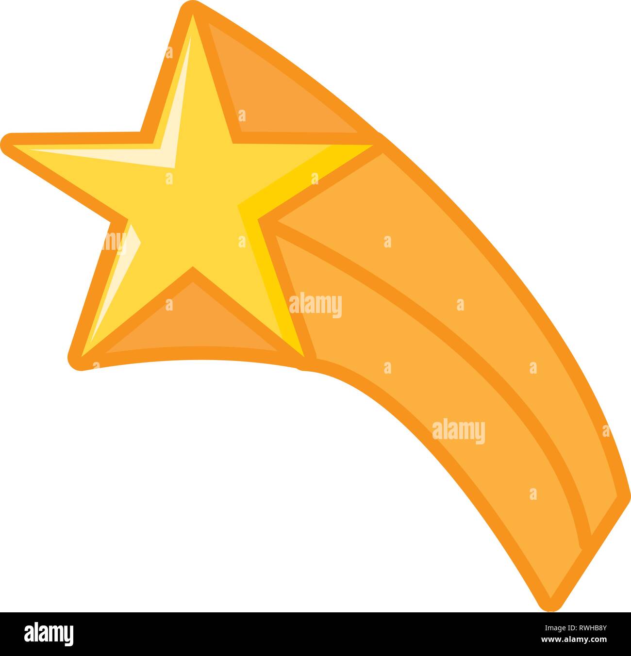 Icône de l'étoile d'or Illustration de Vecteur