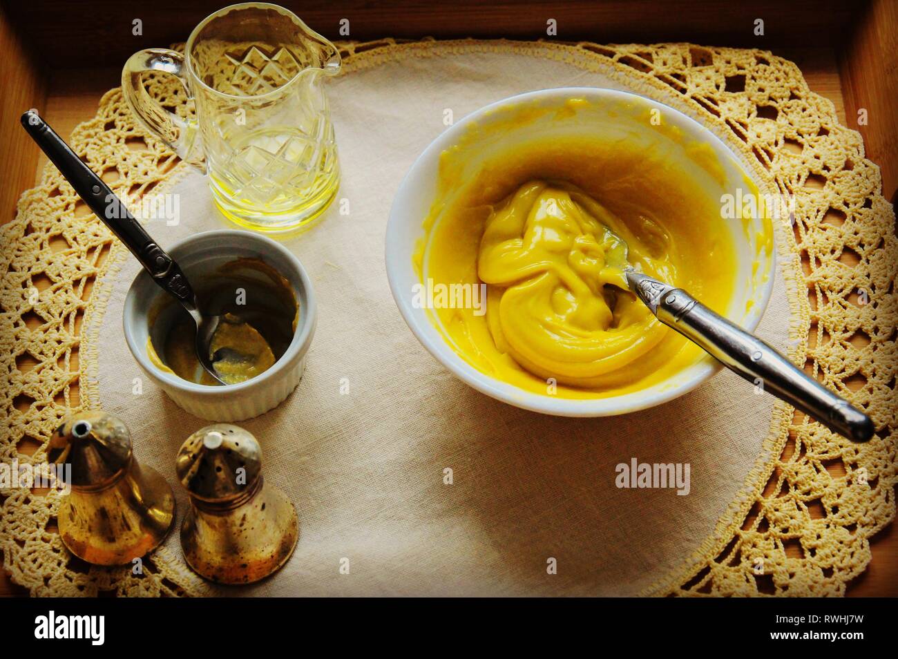 Mayonnaise maison Banque D'Images