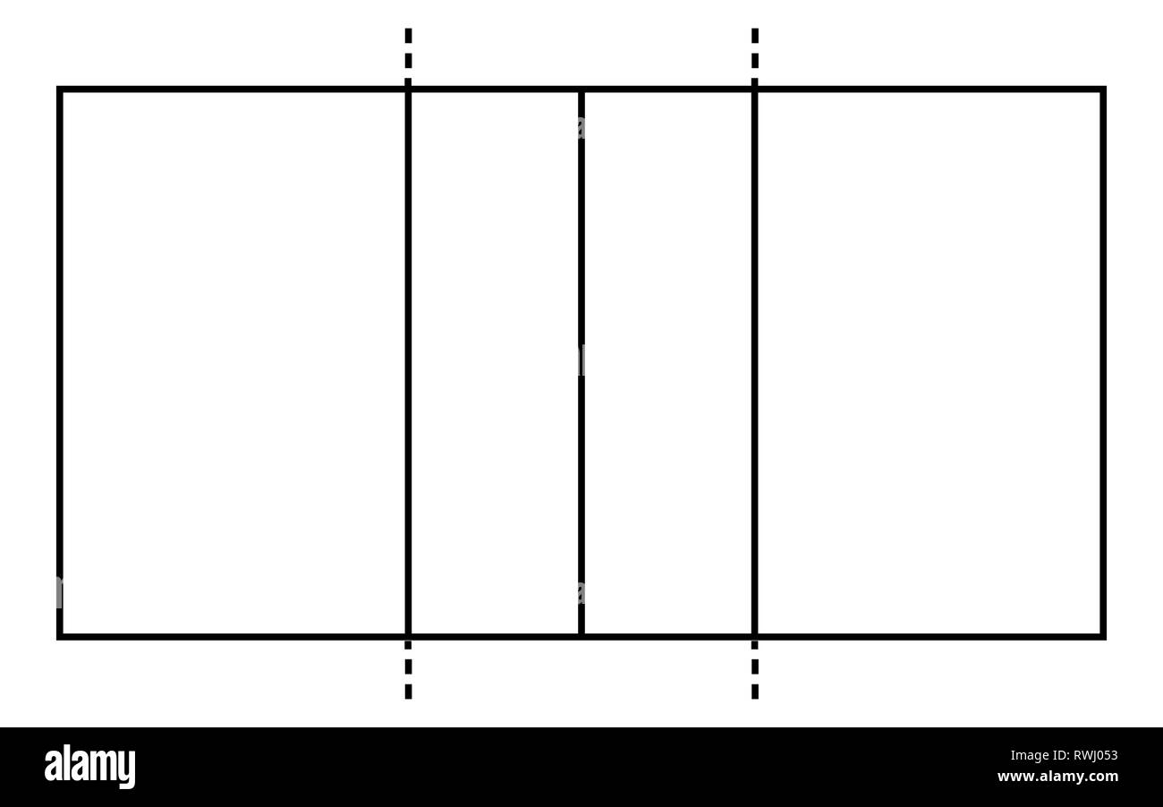 Volley-ball. Carrière sportive. Style d'art de la ligne. Illustration de Vecteur