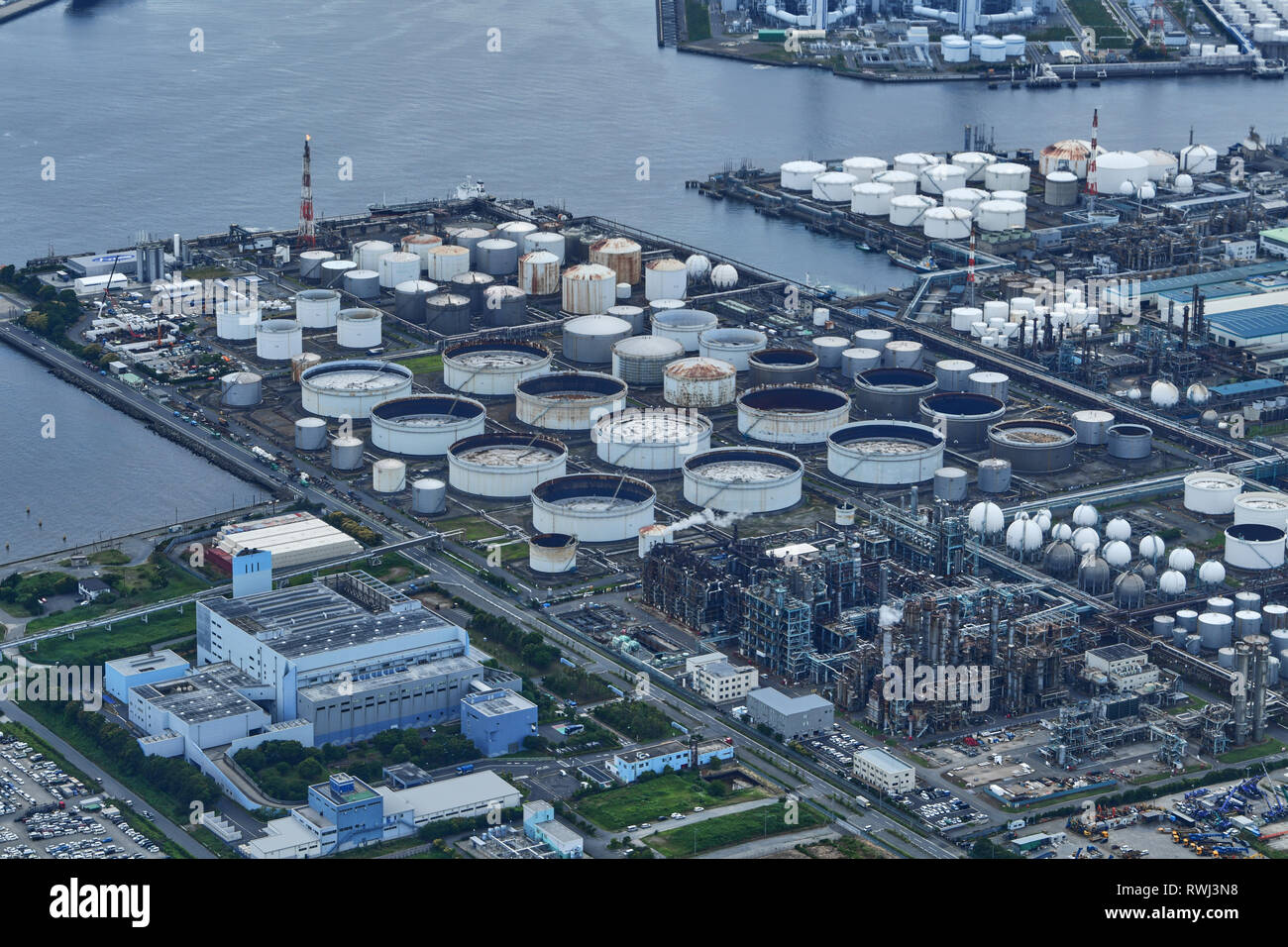 Vue aérienne de Tokyo, Japon Banque D'Images
